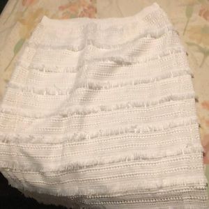 A white skirt